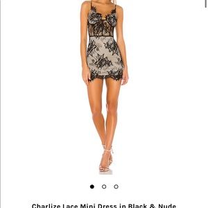 Charlize lace mini dress